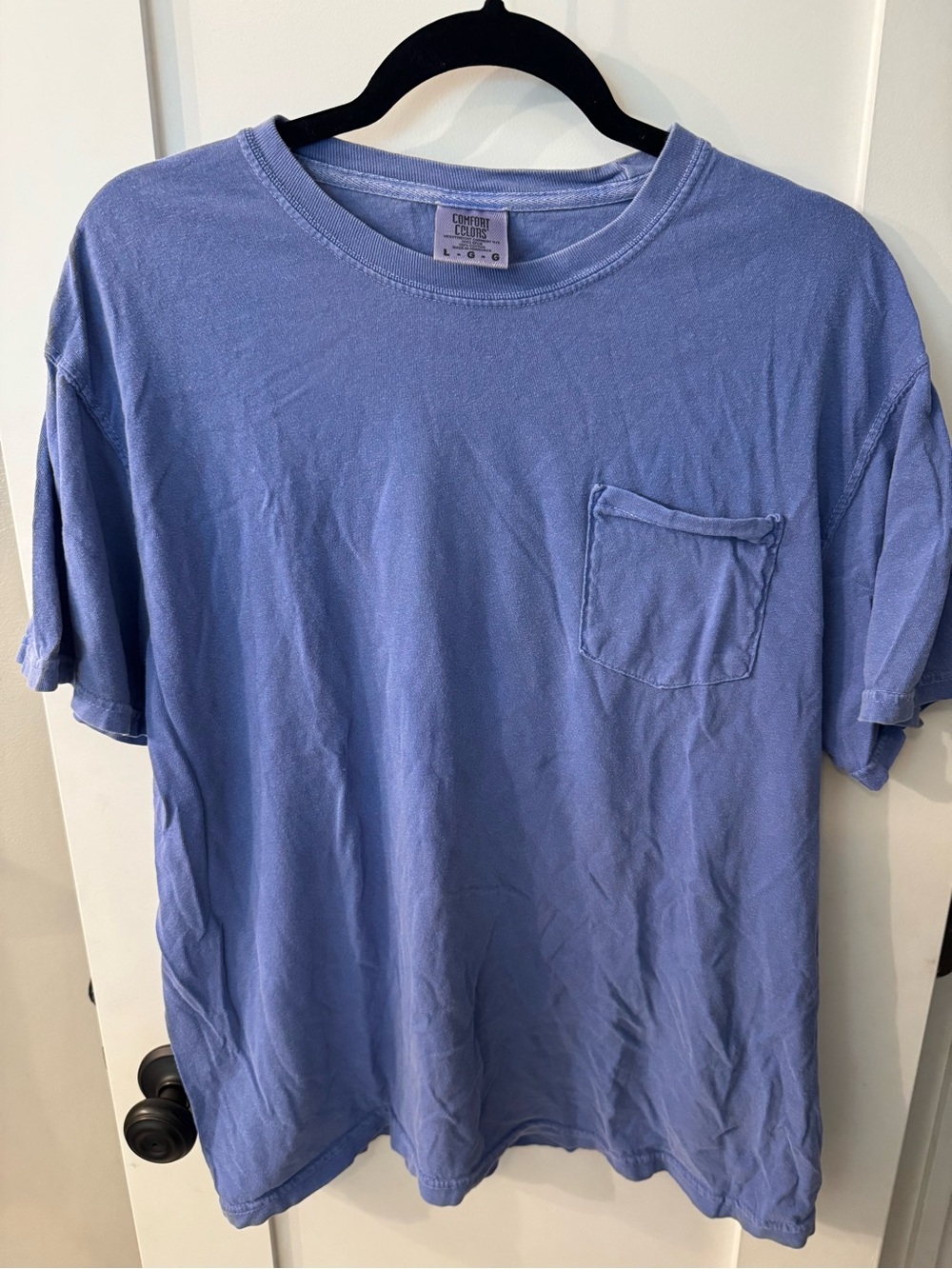 ComfortFit Unisex Pocket T-Shirt Lot of 5 in Assorted Colors Size Large
